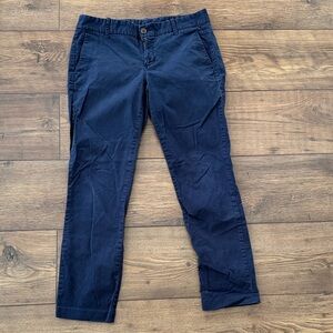 Navy Blue Linen Pants